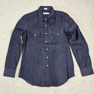 Taylor Stitch Discontinued Chambray Denim Workwear Chambray Shirt Small RARE USA